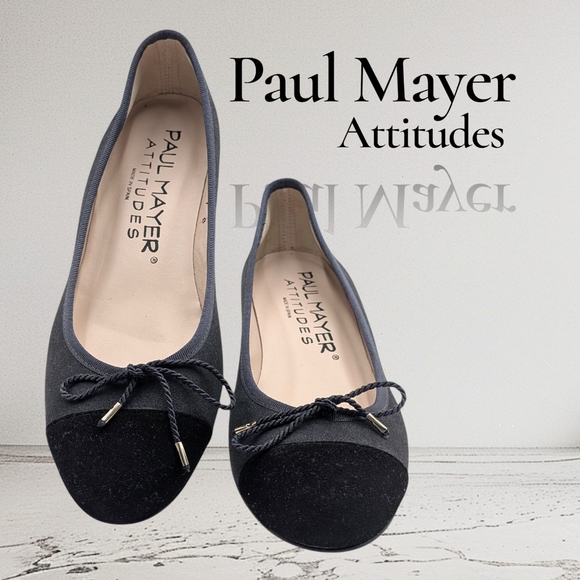 Paul Mayer Shoes - PAUL MAYER - BRAVO Black Ballet Flats_W Size 7